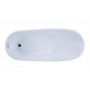 Mato High Back Free Standing Bathtub-1700